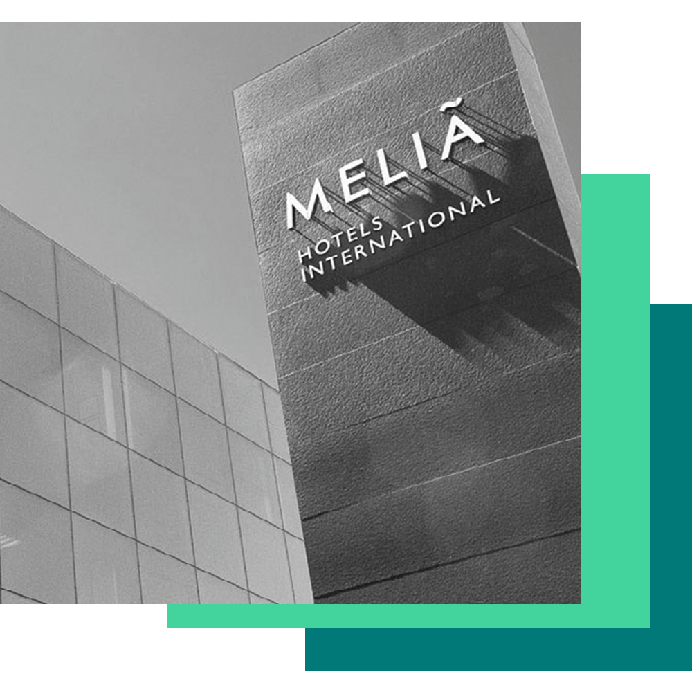 Image of front view of a Melia Hotel