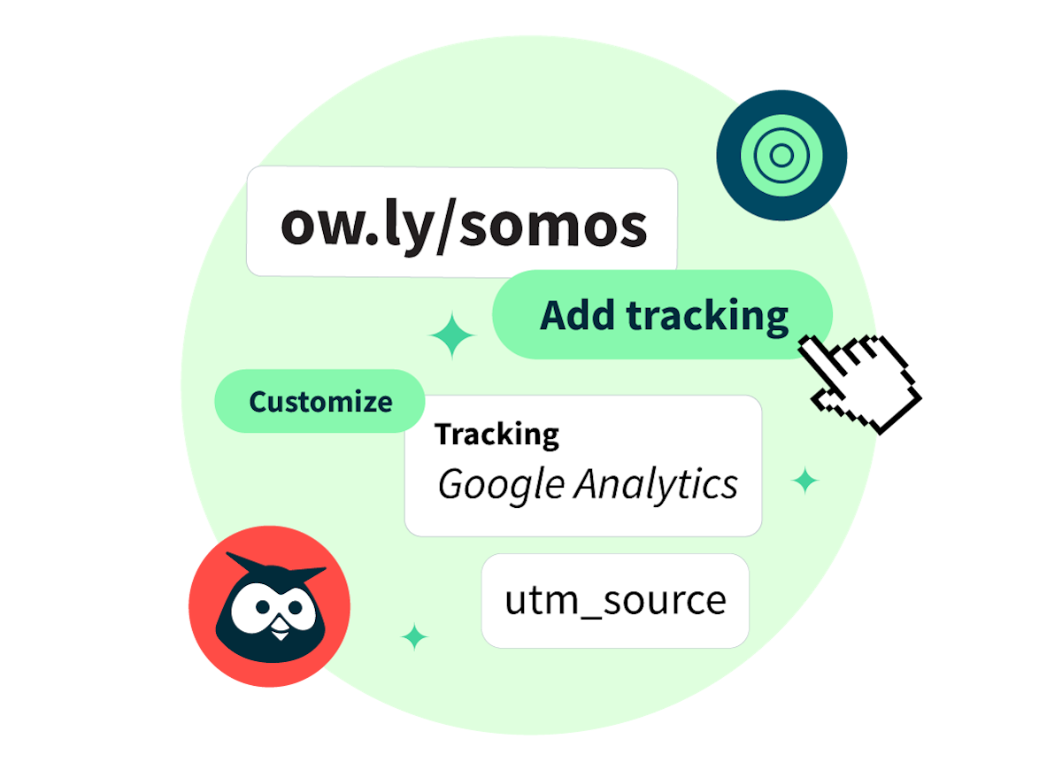 Adição do rastreamento do Google Analytics do utm_source ao link &quot;ow.ly/somos&quot;