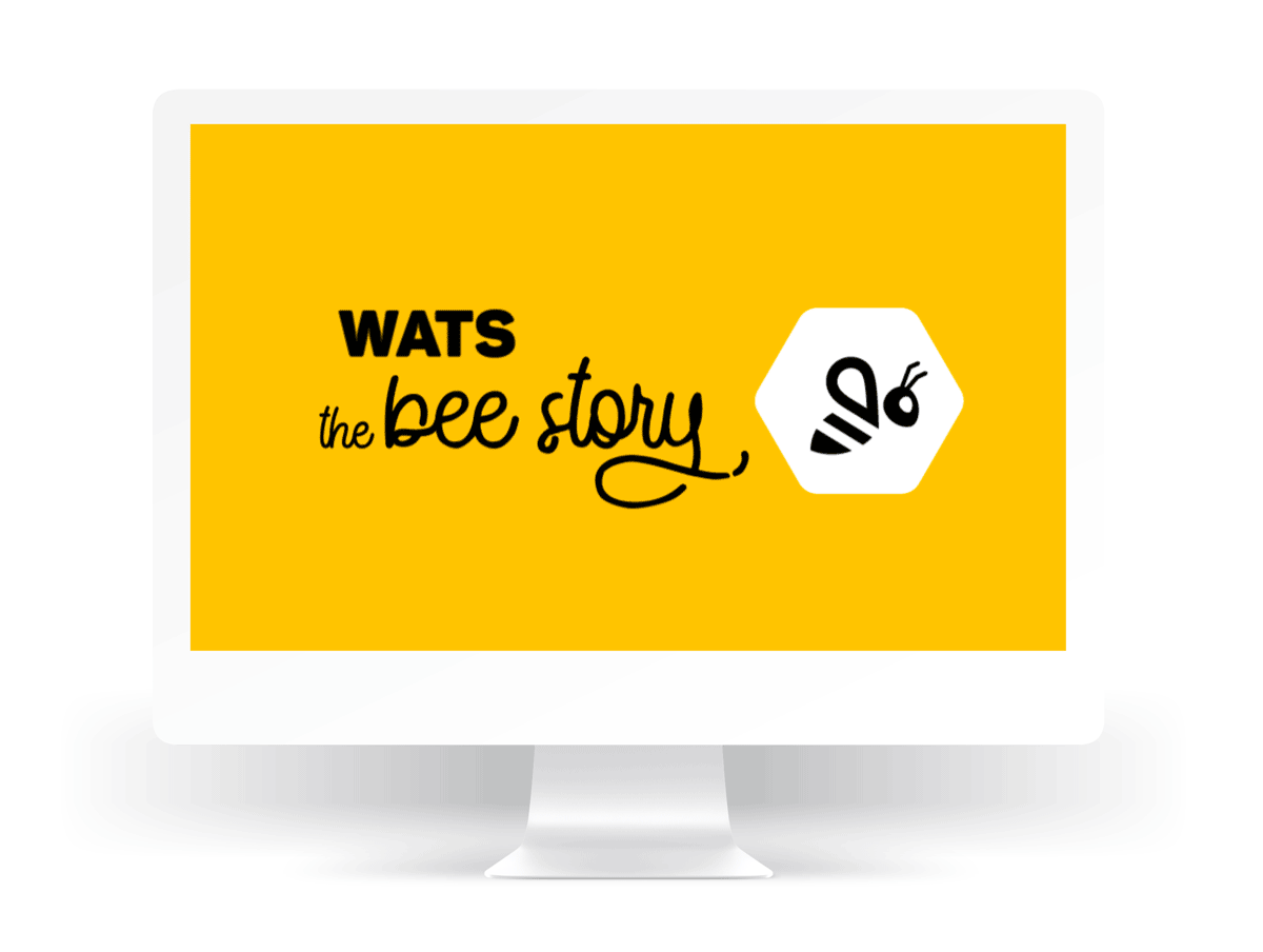 wats bee on monitor